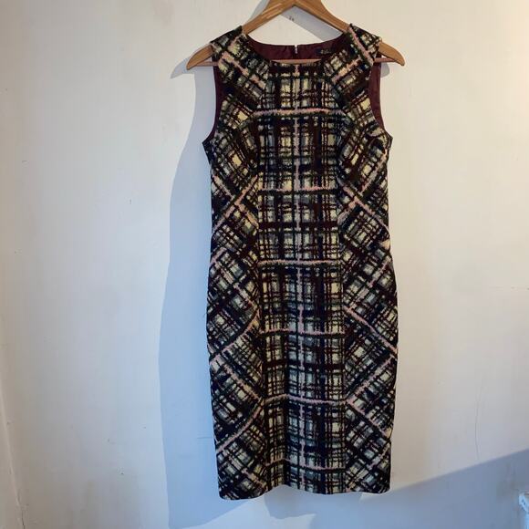 Brooks Brothers‎ Abstract Career Work Dress SZ 6 Business Office Capsule Classic - Picture 2 of 8